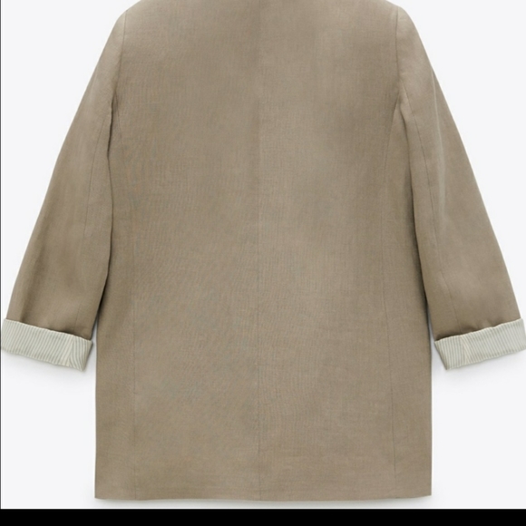 ZARA Linen Blazer - Picture 7 of 11